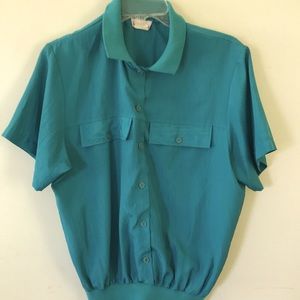 Lauren Lee Silk Top Sz 14